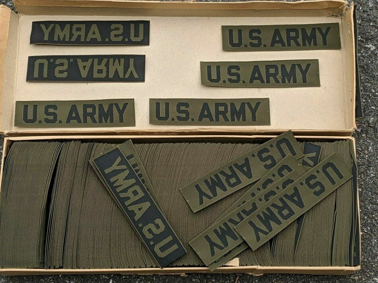 Vintage OD US Army Branch Tape Collectible