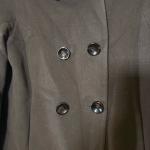 Madison Brown Wool Cashmere Coat with Fox Fur