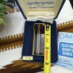 COLIBRI Vintage Pocket Lighter Gold Wood Tone