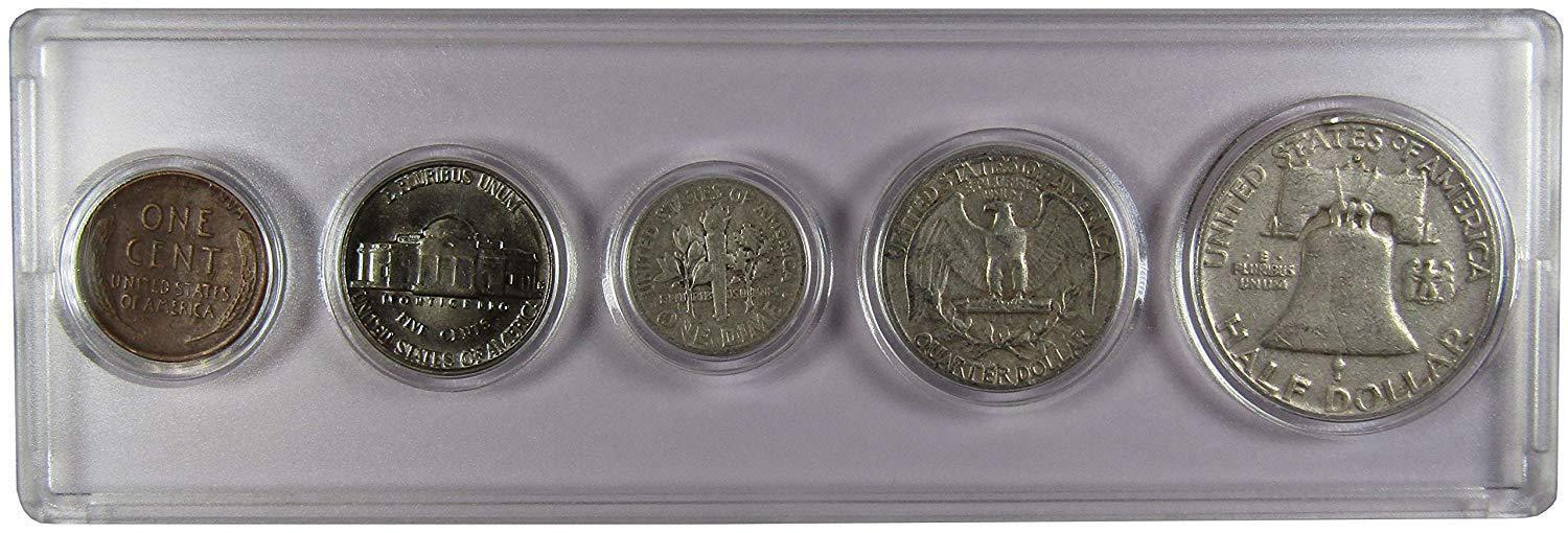 1954 Collectible Saga Collectibles Year Set - 5 Coins