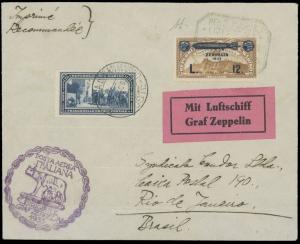 1933 San Marino Zeppelin Italy Flight Cover