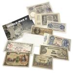 WW2 World Currency Banknotes Collection - 10 Pieces