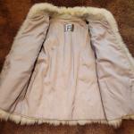 Vintage Real Silver Fox Fur Coat by Saga