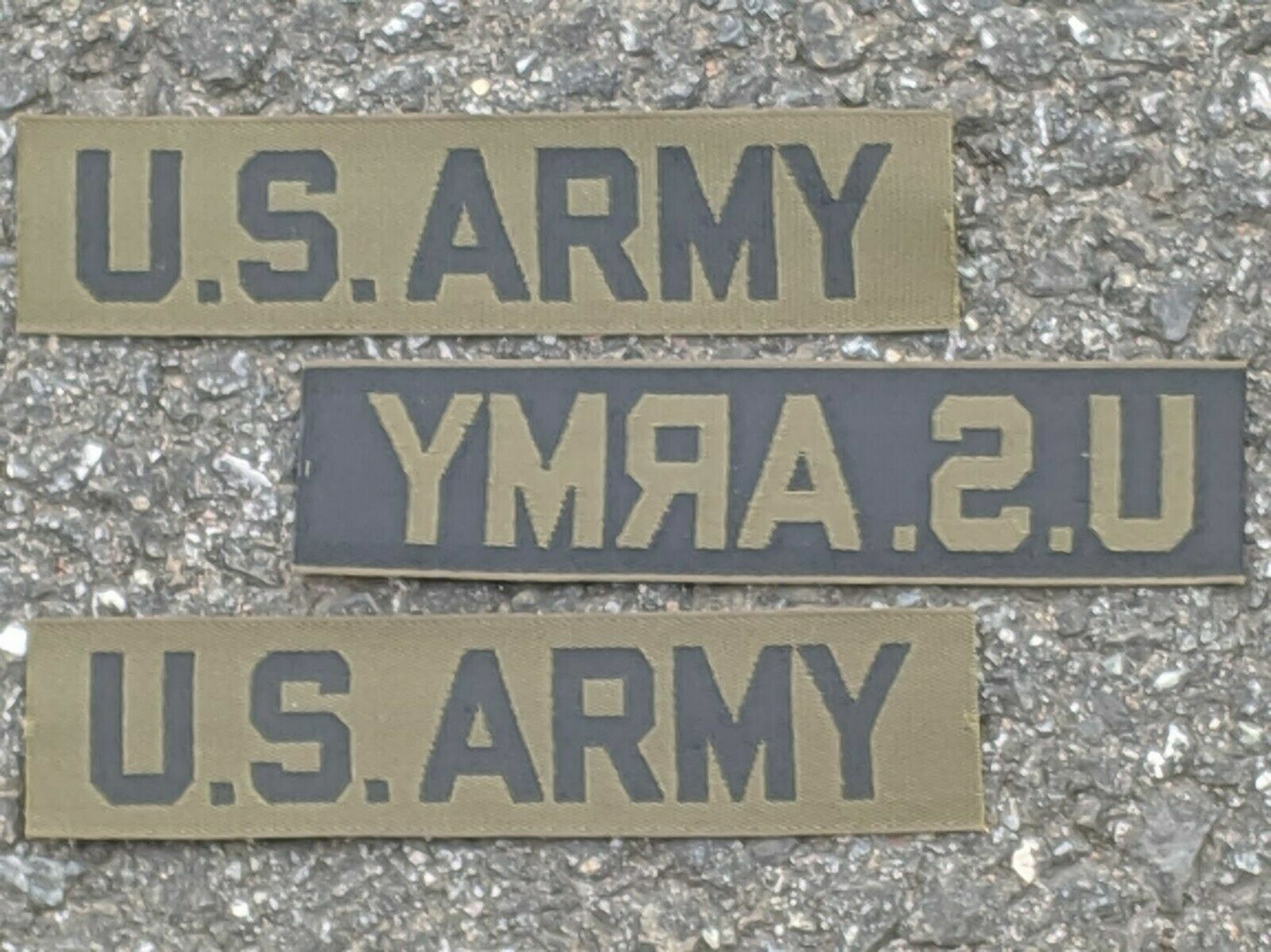Vintage OD US Army Branch Tape Collectible