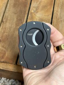Colibri Double Blade Stainless Steel Cigar Cutter