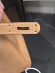 Hermes Birkin 35 Beige Leather Bag 1996