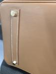 Hermes Birkin 35 Beige Leather Bag 1996