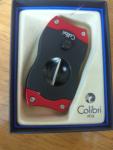 Colibri V-Cut Cigar Cutter Black and Red