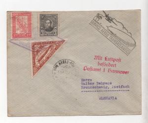 1932 Paraguay Zeppelin Cover to Braunschweig