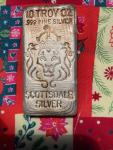 Scottsdale Mint 10oz Vintage Toned Silver Bar