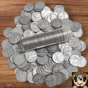 1943 Roll of 50 Steel Pennies PDS