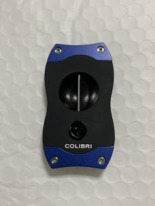 Colibri Black and Blue V-Cut Cigar Cutter