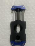 Colibri Black and Blue V-Cut Cigar Cutter
