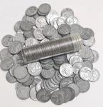 1943 Roll of 50 Steel Pennies PDS