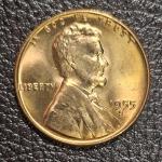1955-S Lincoln Wheat Cent Doubled Die Obverse
