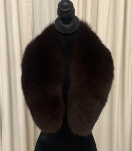 Saga Fox Fit Brown Collar by Saga Furs