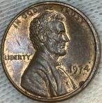 1974 Lincoln Penny Red/Brown Good Details