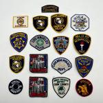 Vintage Police Shoulder Patch Collection - Lot of 17