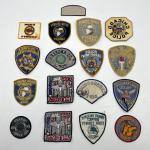 Vintage Police Shoulder Patch Collection - Lot of 17