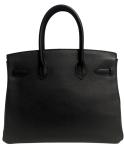 Hermes Birkin 30 Black Epsom Leather Gold Hardware