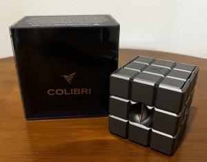 Colibri Heritage Cube Cigar Cutter - Charcoal