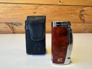 Colibri Enterprise Triple Flame Lighter, Rosewood Design