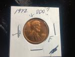 1972 Lincoln Memorial Cent Red Double Die Coin