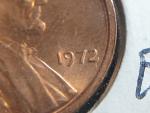 1972 Lincoln Memorial Cent Red Double Die Coin