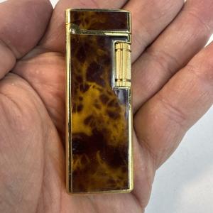 Colibri Vintage Lighter: Japanese Tortoise Shell Design