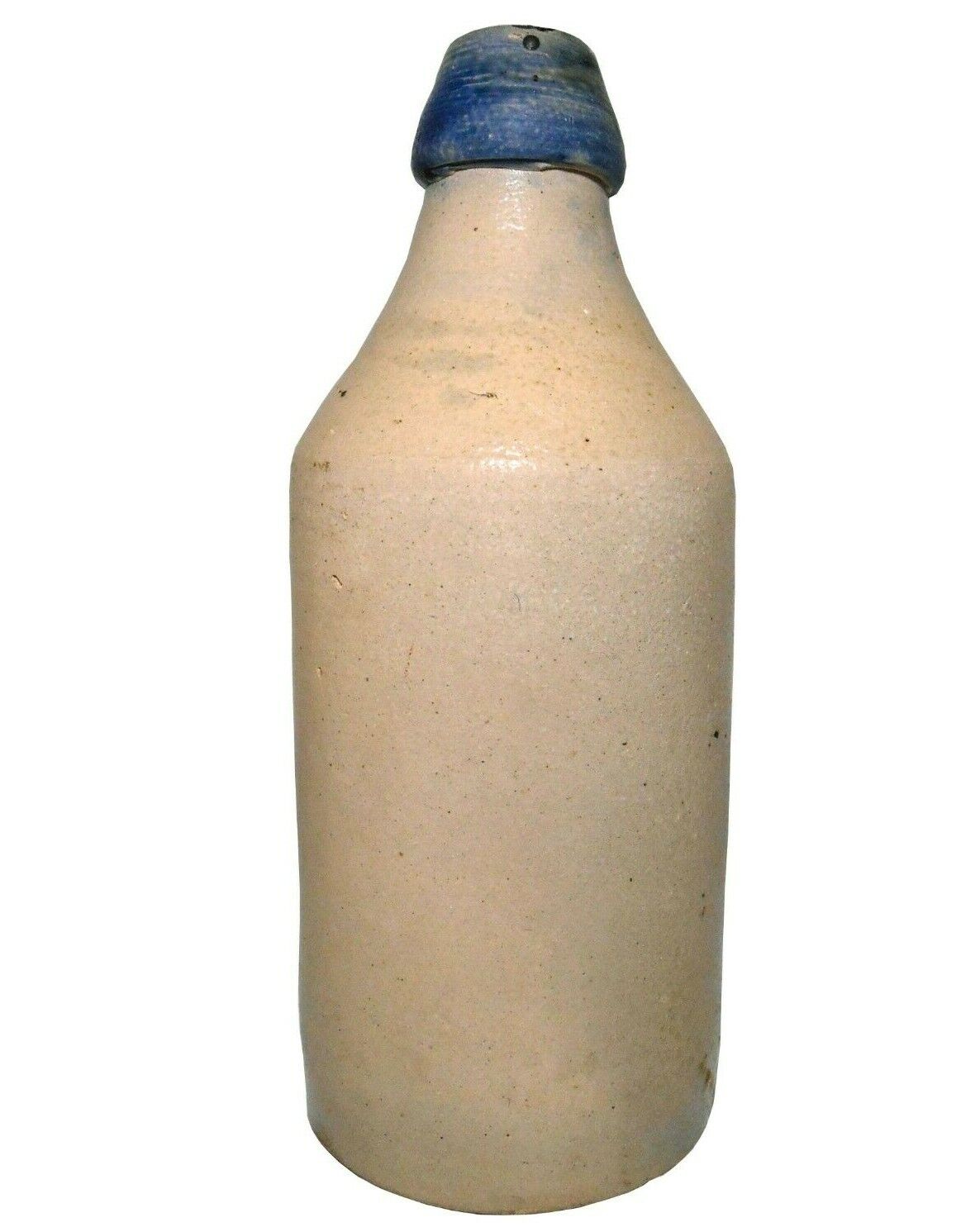 1853 Stoneware CER Bottle with Cobalt Blue Spout
