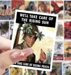 30 Mixed Retro WW2 Military Wall Art Stickers