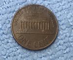 1974 Copper Penny Off Center Strike Error Coin