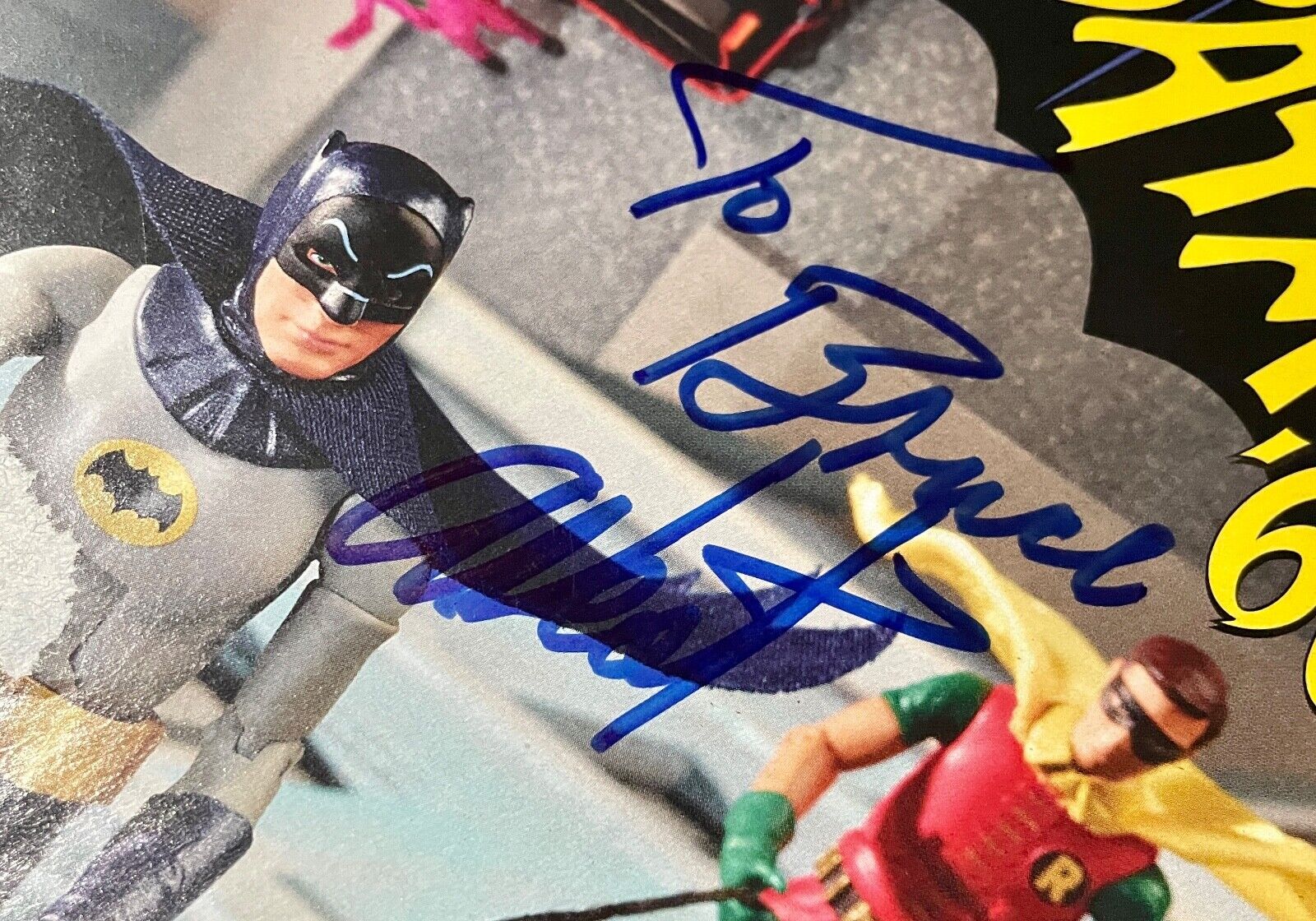 DC Comics Batman '66 Adam West Autographed Comic