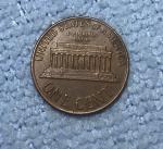 1974 Copper Penny Off Center Strike Error Coin