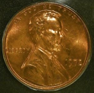 1972 Lincoln Cent DDO FS-108 ANACS MS65 Red