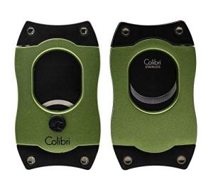 Colibri S-Cut Cigar Cutter - Green Stainless Steel