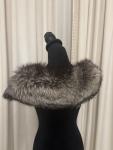 Silver Fox Fur Collar Scarf by Saga Furs