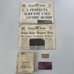 WW2 Navy News, Atomic Bomb, & Japanese Phrase Book