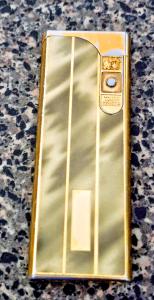 Colibri Touch Sensor Lighter with Gold Tortoise Shell