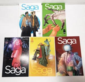 Saga Image Comics #1-5 Collector's Lot Set