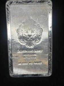 10 oz Scottsdale Stacker Silver Bar .999 Fine