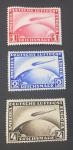 1928 Germany Zeppelin Set #C35-37 Mint Hinged