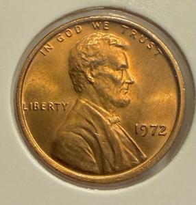1972 Lincoln Memorial Cent DDO Red RD 12926