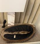 Saga Fox Fur Collar Scarf - Silver Fox