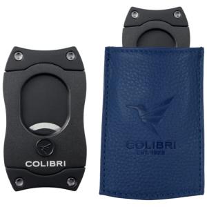 Colibri S-Cut Cigar Cutter with Leather Case