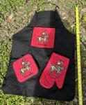 Royal Canadian Mounted Police Apron and Mitts Set