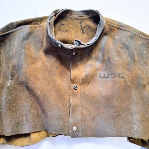 Authentic WWII Leather Welder's Jacket Collectible