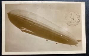 1928 Graf Zeppelin First Flight Cover to Frankfurt