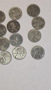 1943 Lincoln Steel Wheat Penny Set of 20