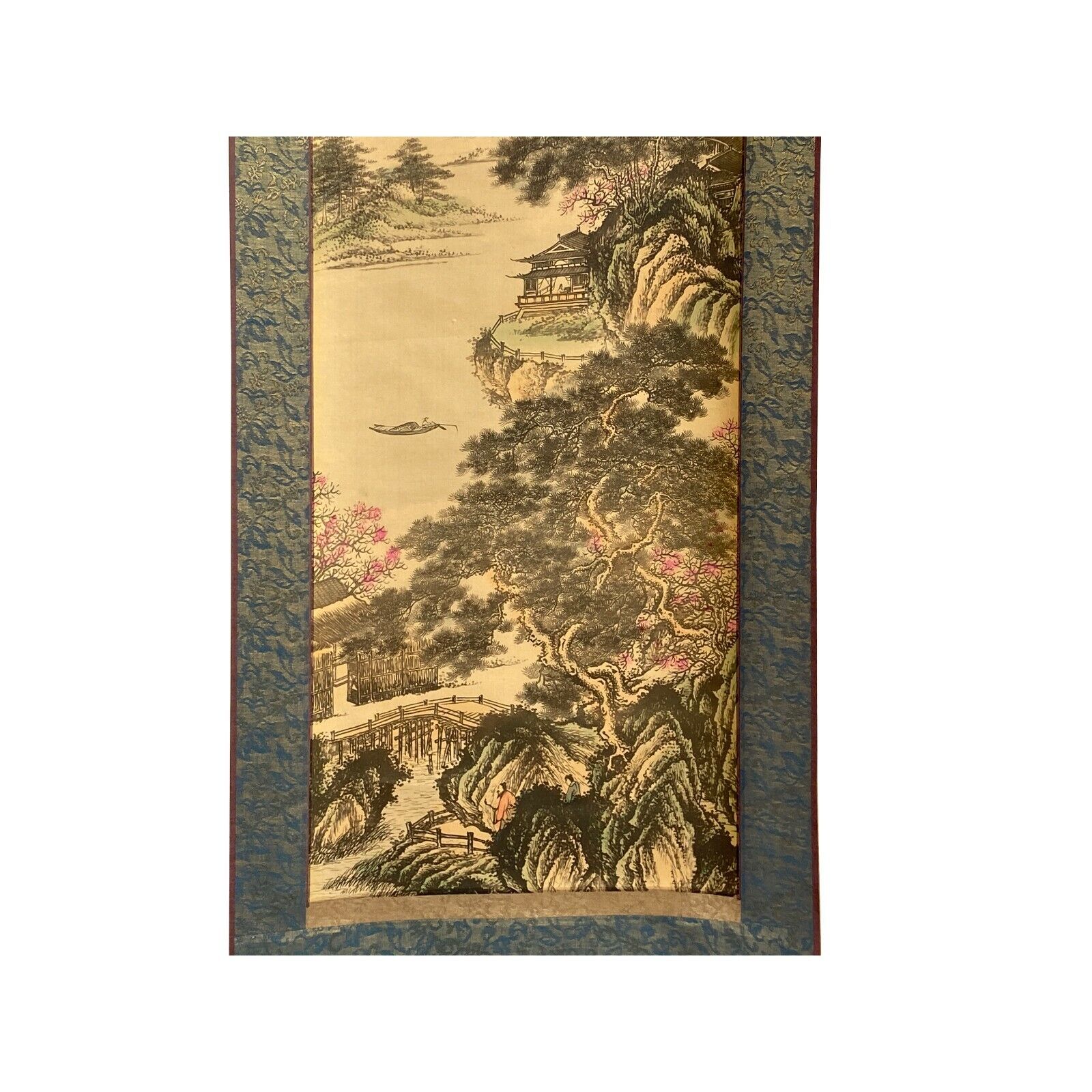 Exquisite Chinese Writing Scroll: Water Mountain Scenery